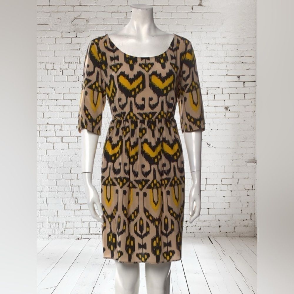 Alice by Temperley Print Silk Short Sleeve Dress‎